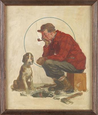 (ICE FISHING.) NORMAN SAUNDERS. Sooner or Later.